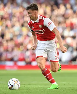Arsenal's Kieran Tierney in Action: Arsenal vs Fulham, 2022-23 Premier League