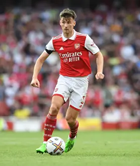 Arsenal V Fulham 2022-23 Prints: Arsenal's Kieran Tierney in Action: Arsenal vs Fulham, 2022-23 Premier League