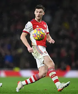 Arsenal's Kieran Tierney in Action: Arsenal vs Southampton (2021-22)