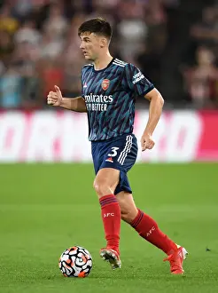 Arsenal's Kieran Tierney in Action: Brentford vs Arsenal, 2021-22 Premier League