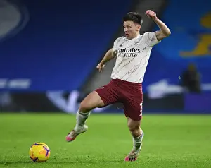 Arsenal's Kieran Tierney in Action: Brighton & Hove Albion vs Arsenal (Premier League, December 2020)