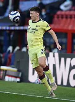 Arsenal's Kieran Tierney in Action: Crystal Palace vs Arsenal, Premier League 2020-21