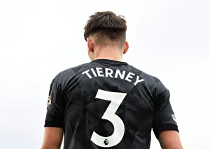Fulham V Arsenal 2022-23 Prints: Arsenal's Kieran Tierney in Action: Fulham vs. Arsenal, Premier League 2022-23