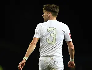Arsenal's Kieran Tierney in Action against Oxford United in FA Cup Third Round