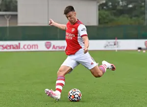 Arsenal's Kieran Tierney in Action during Pre-Season Match against Millwall