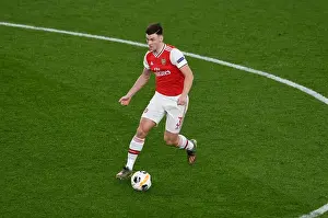 Arsenal's Kieran Tierney in Action during UEFA Europa League Match against Eintracht Frankfurt