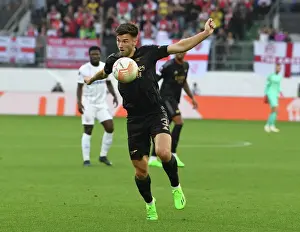 FC Zurich V Arsenal 2022-23 Prints: Arsenal's Kieran Tierney in Action during UEFA Europa League Match vs FC Zurich (2022)
