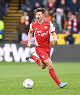 Arsenal's Kieran Tierney in Action: Watford vs Arsenal, Premier League 2021-22