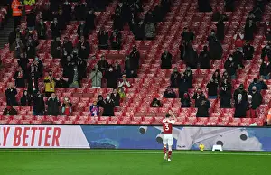Arsenal's Kieran Tierney Applauding Fans: Arsenal vs Burnley, Premier League 2020-21