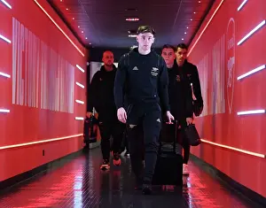 Arsenal V Crystal Palace 2022-23 Prints: Arsenal's Kieran Tierney Arrives at Emirates Stadium Ahead of Arsenal vs