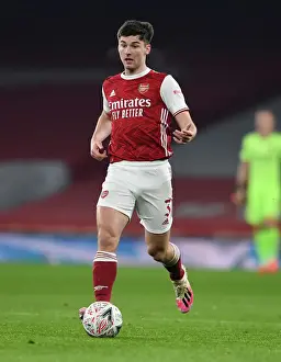 Arsenal's Kieran Tierney in FA Cup Action Against Newcastle United