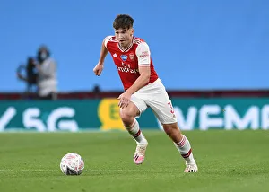 Arsenal V Manchester City - FA Cup Semi-Final 2019-20 Prints: Arsenal's Kieran Tierney in FA Cup Semi-Final Clash Against Manchester City