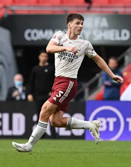 Arsenal's Kieran Tierney Goes Head-to-Head with Liverpool in FA Community Shield Clash