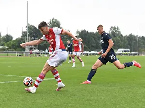 Arsenal's Kieran Tierney Goes Head-to-Head with Millwall's Daniel Ballard in Pre-Season Clash