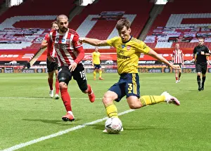 Arsenal's Kieran Tierney Goes Head-to-Head with Sheffield United's Kieran Freeman in FA Cup Quarterfinal Showdown
