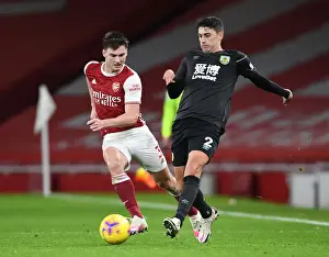 Arsenal's Kieran Tierney Outwits Matthew Lowton: Premier League Masterclass at Emirates Stadium