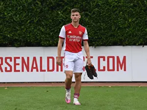 Arsenal V Millwall 2021-22 Prints: Arsenal's Kieran Tierney Post-Match at Arsenal v Millwall Pre-Season Friendly (2021-22)