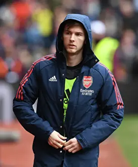 Arsenal's Kieran Tierney Readies for Aston Villa Clash in Premier League (Aston Villa vs Arsenal, 2022-23)
