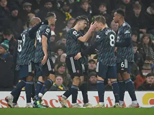 Arsenal's Kieran Tierney Scores Second Goal Against Norwich City in Premier League