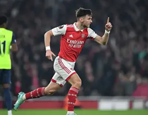 Arsenal's Kieran Tierney Scores the Winning Goal in Europa League Triumph over FC Zurich (2022-23)