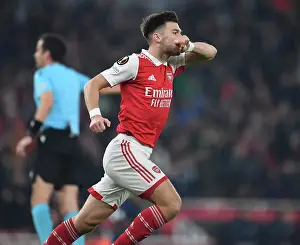 Arsenal's Kieran Tierney Scores the Winning Goal in Europa League Triumph over FC Zurich (2022-23)
