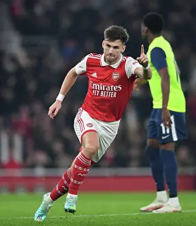 Arsenal's Kieran Tierney Scores the Winning Goal in Europa League Victory over FC Zurich (2022-23)