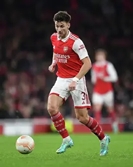 Arsenal V FC Zurich 2022-23 Prints: Arsenal's Kieran Tierney Shines in Europa League Triumph over FC Zurich