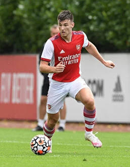 Images Dated 28th July 2021: Arsenal's Kieran Tierney Shines in Pre-Season: Arsenal vs. Watford (July 2021)