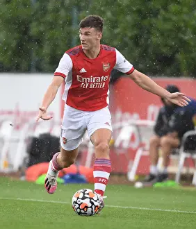 Arsenal V Watford (Pre Season) 2021-22 Prints: Arsenal's Kieran Tierney Shines in Pre-Season: Arsenal vs. Watford (July 2021)