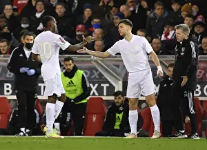 Arsenal's Kieran Tierney Subs In: Nottingham Forest vs Arsenal, Emirates FA Cup Third Round