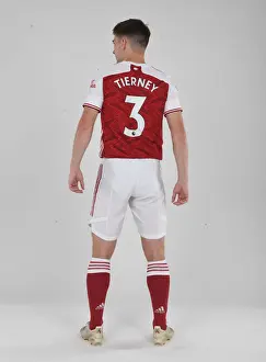 Arsenal's Kieran Tierney in Training Ahead of 2020-21 Season