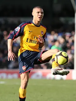Cardiff City V Arsenal FA Cup Prints: Arsenal's Kieron Gibbs in Action during the FA Cup 4th Round Stalemate against Cardiff City