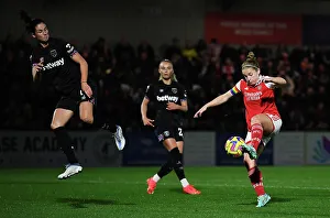 Arsenal Women V West Ham United Women 2022-23 Prints: Arsenal's Kim Little in Action: Arsenal Women vs