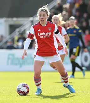 Arsenal Women V Manchester United Women 2021-22 Prints: Arsenal's Kim Little in Action: Arsenal Women vs Manchester United Women - Barclays FA WSL Clash