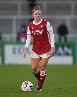 Arsenal Women V Birmingham City Women 2020-21 Prints: Arsenal's Kim Little in Action against Birmingham City Women in FA WSL Match