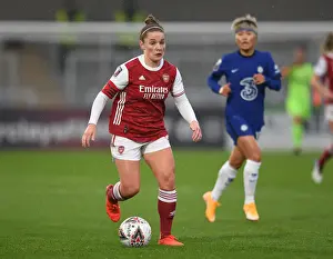 Arsenal Women V Chelsea Women 2020-21 Prints: Arsenal's Kim Little in Action: FA WSL Match Against Chelsea Women