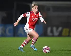 Arsenal Women V Reading Women 2021-22 Prints: Arsenal's Kim Little in Action Against Reading Women in FA WSL Match