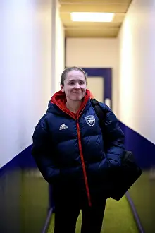 Arsenal's Kim Little Arrives at Prenton Park Ahead of Liverpool FC Showdown - Barclays Women's Super League 2023-24