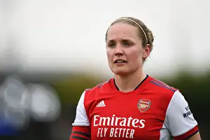 Arsenal's Kim Little in Deep Thought during Arsenal Women vs. Aston Villa FA WSL Match
