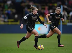Manchester City Women V Arsenal Women 2022-23 Prints: Arsenal's Kim Little Goes Head-to-Head with Manchester City in FA Women's Super League Clash