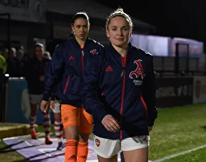 Arsenal Women V Brighton And Hove Albion Women 2021-22 Prints: Arsenal's Kim Little Leads Team Charge in FA WSL Clash Against Brighton Hove Albion