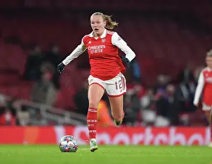 Arsenal Women V Olympique Lyonnais 2022-23 Prints: Arsenal's Kim Little: Pre-Match Focus against Olympique Lyonnais in UEFA Women's Champions League (2022-23)