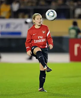 INAC Kobe V Arsenal Ladies Prints: Arsenal's Kim Little Prepares for INAC Kobe Charity Match at Nishigaoka Stadium
