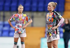 Liverpool Women V Arsenal Women 2022-23 Prints: Arsenal's Kim Little Prepares for Liverpool WSL Showdown