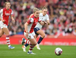 Arsenal Women V Tottenham Hotspur 2021-22 Prints: Arsenal's Kim Little Shines in FA WSL Clash Against Tottenham