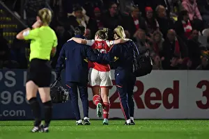 Arsenal's Kim Little Suffers Injury in Barclays WSL Match Against West Ham United