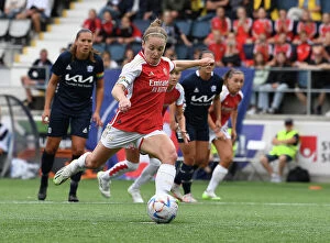 Images Dated 6th September 2023: Arsenal's Kim Little Takes Penalty in UEFA Women's Champions League Clash against Linkoping FC