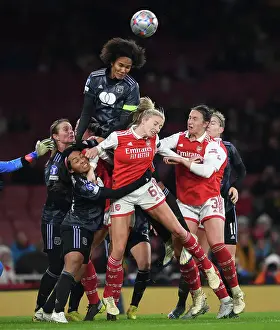 Arsenal Women V Olympique Lyonnais 2022-23 Prints: Arsenal's Kim Little: Unwavering Focus Ahead of Arsenal vs