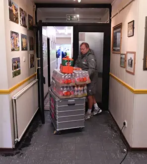 Arsenal's Kitman Vic Akers Prepares for Sutton United FA Cup Showdown