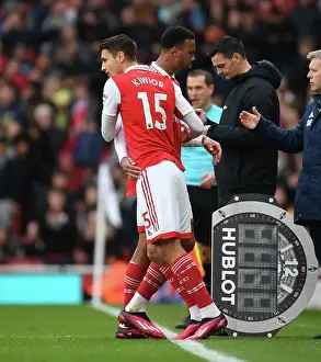 Arsenal's Kiwior Replaces Gabriel against Crystal Palace (Premier League 2022-23)